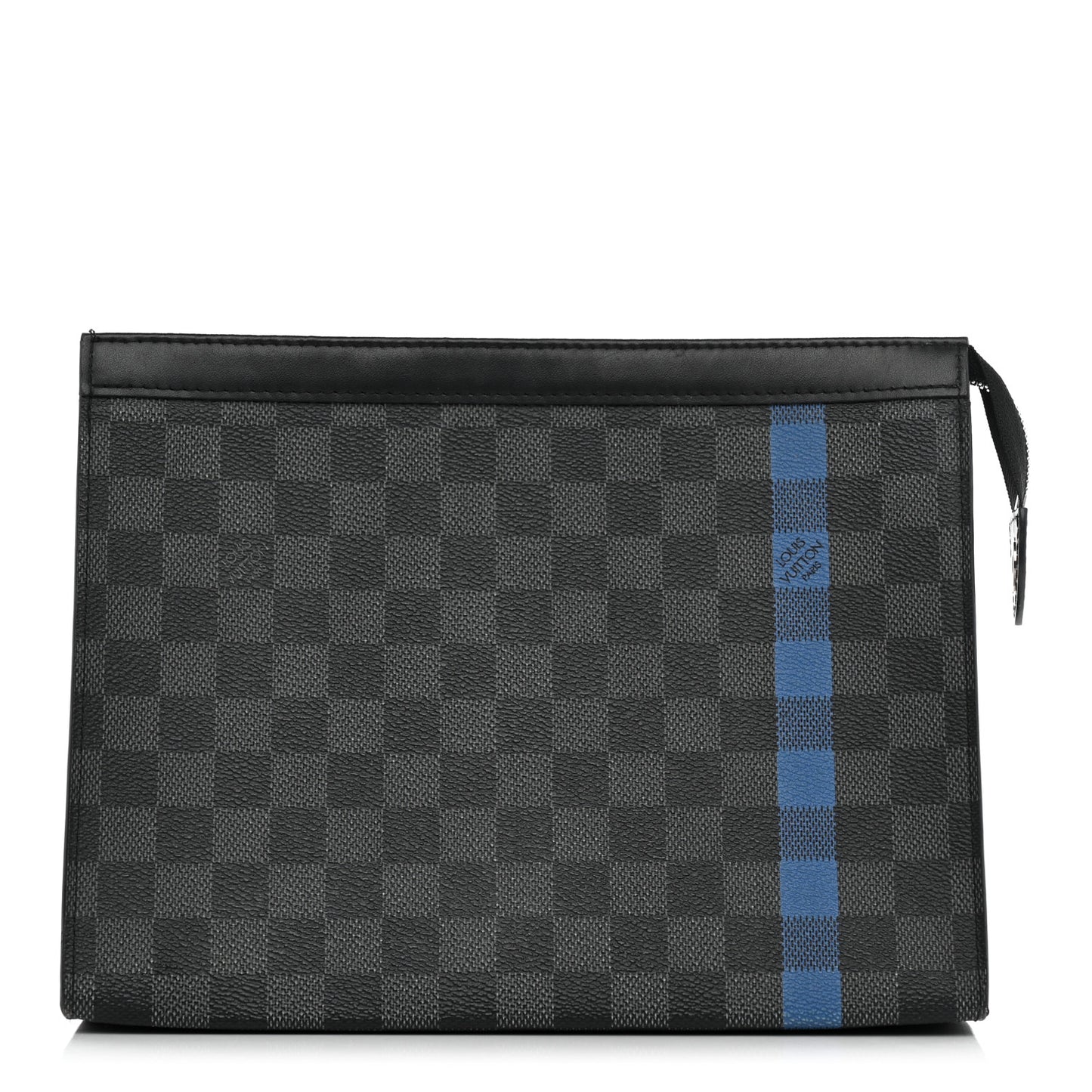 Damier Graphite Stripe Pochette Voyage MM Blue