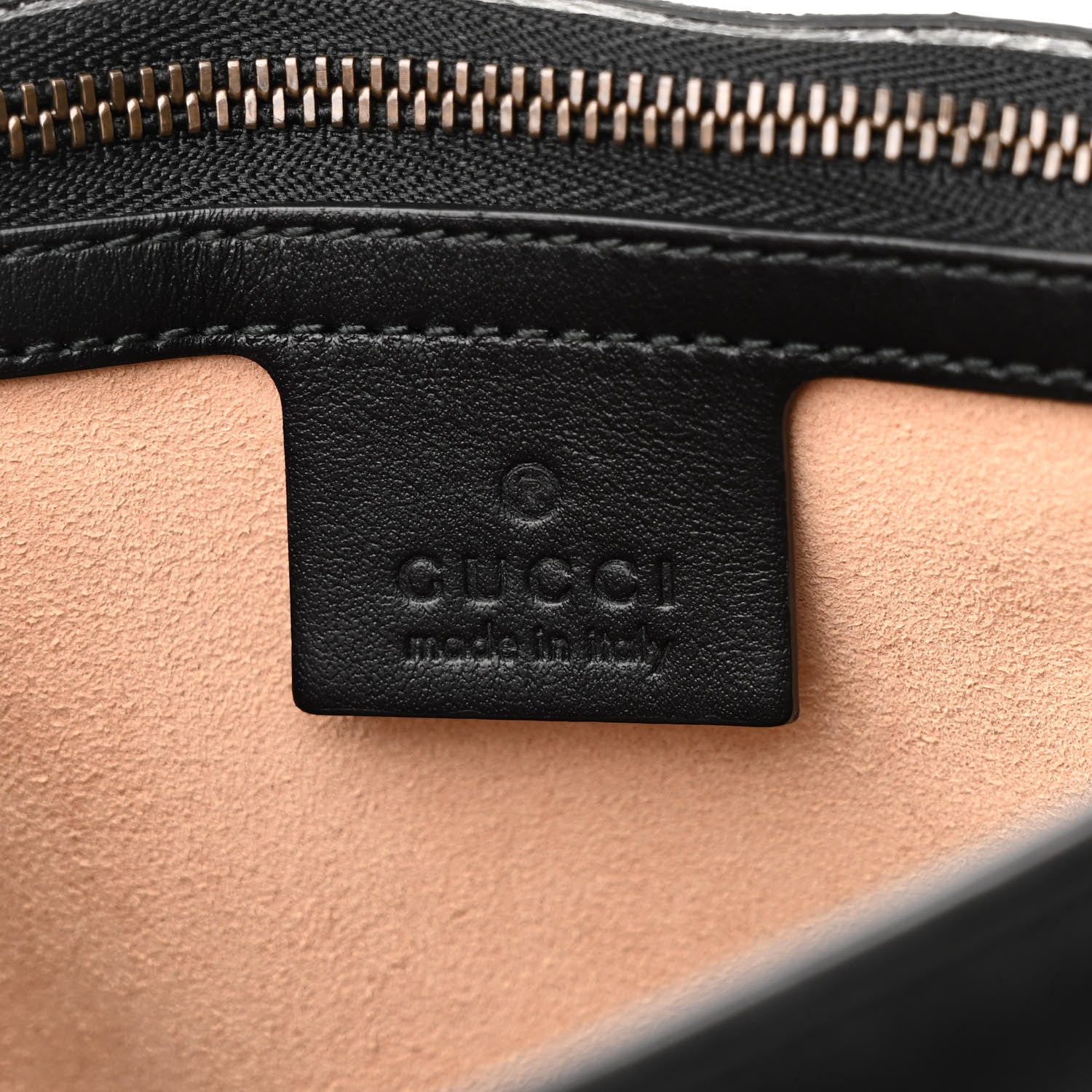 Gucci Calfskin Matelasse Animal Studs Medium GG Marmont Shoulder Bag Black 6 of 11