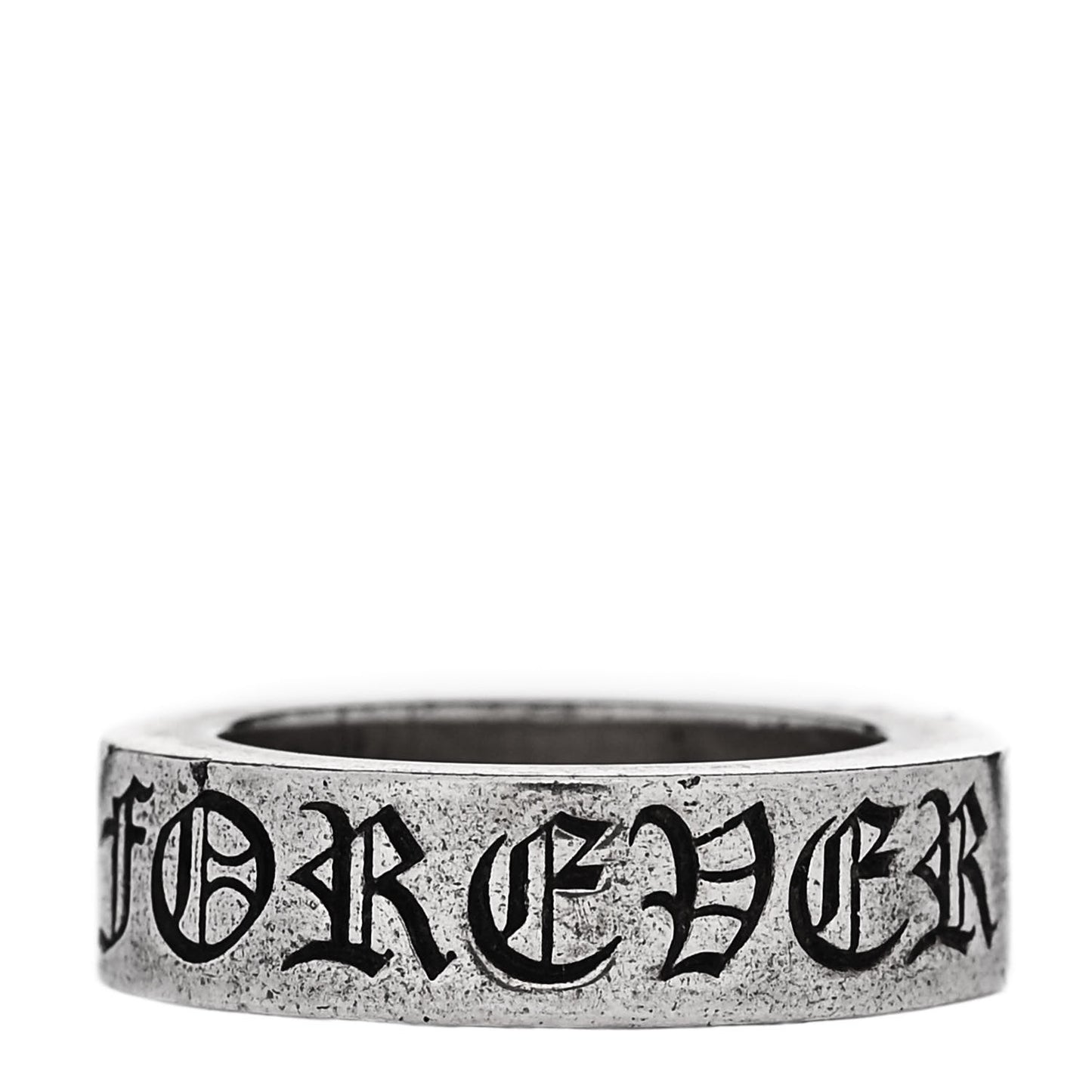 Sterling Silver Cross CH Forever Spacer Ring 48 4.5