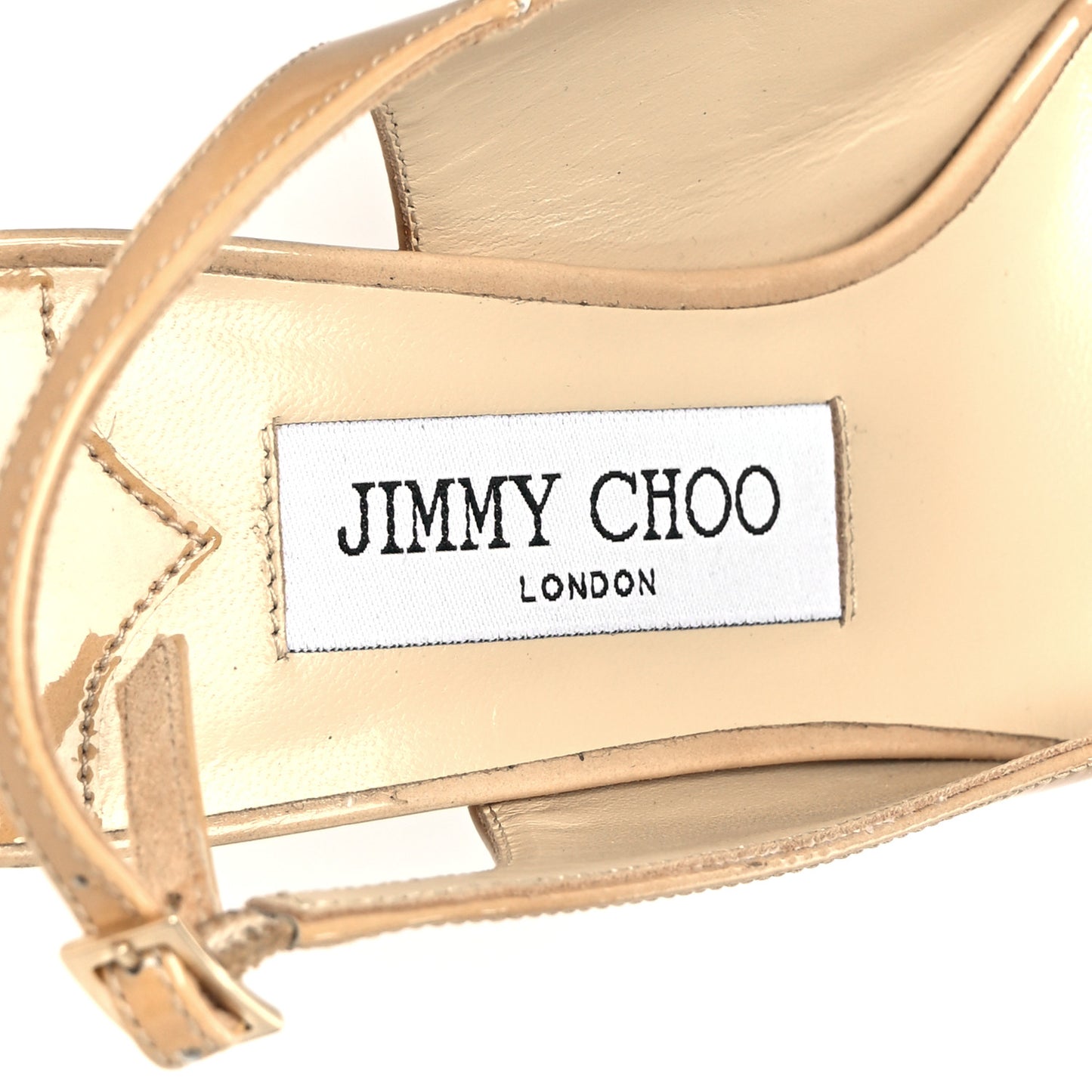 Patent Nova 100 Slingback Peep Toe Pumps 36 Beige