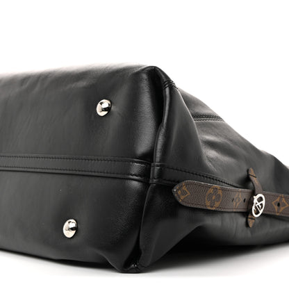Louis Vuitton Lambskin CarryAll Vibe MM Black 10 of 10