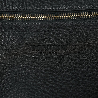 Valentino Garavani Vitello Medium Rockstud Tote Black 6 of 9