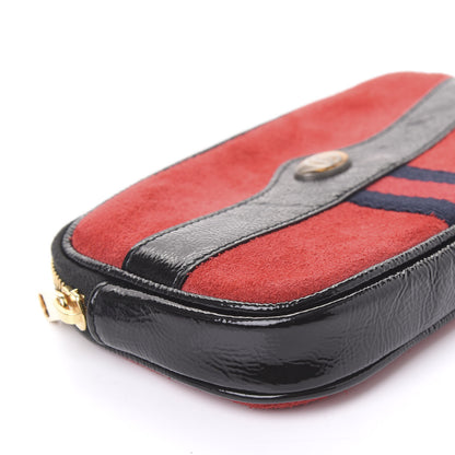 Gucci Suede Patent Ophidia Belted iPhone Case 80 32 Hibiscus Red 5 of 10