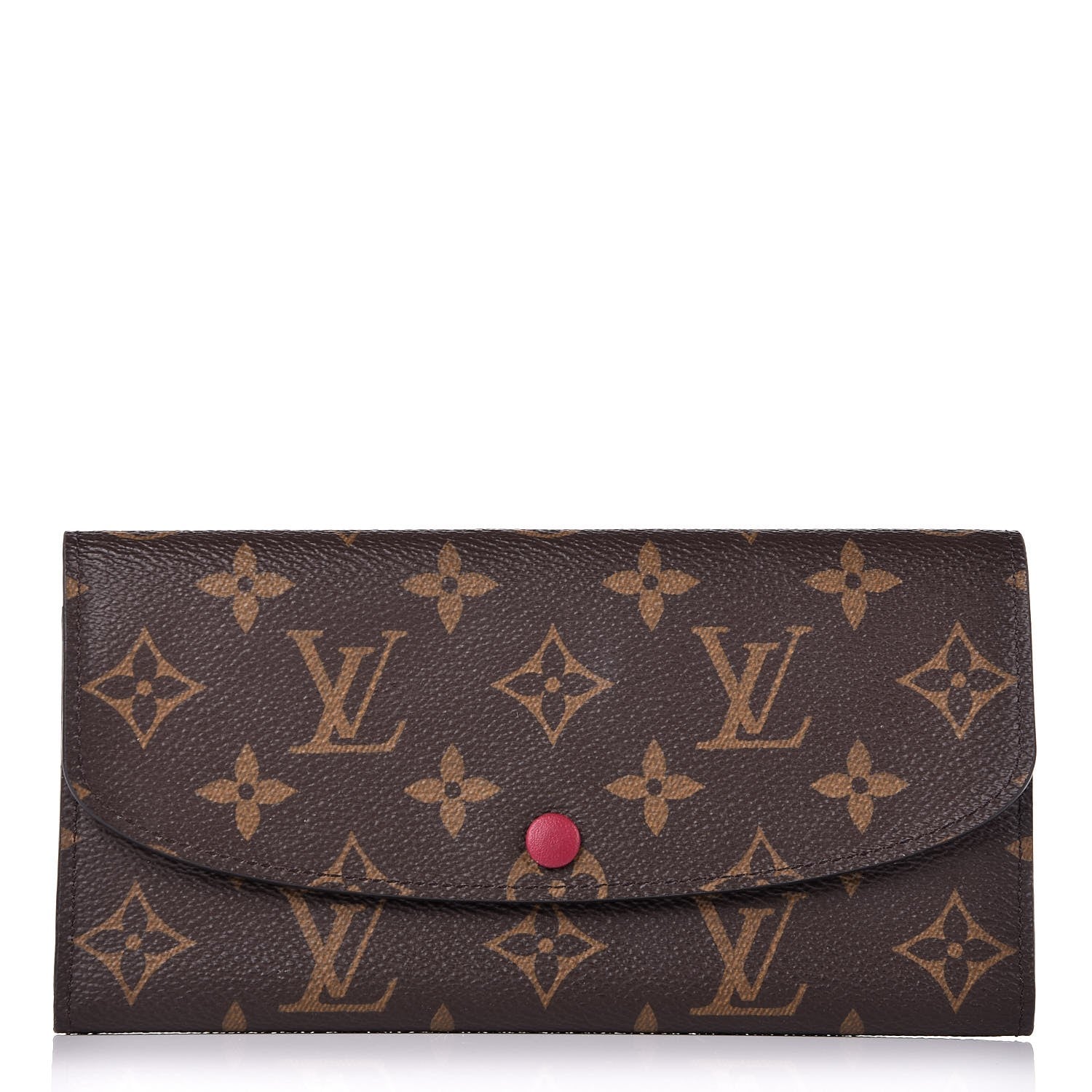 Louis Vuitton Monogram Emilie Wallet Fuchsia 1 of 7