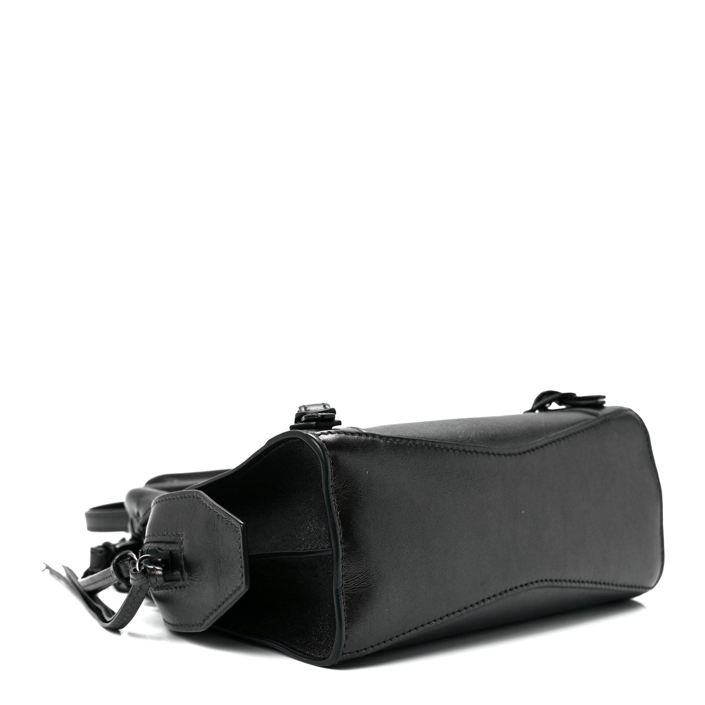 Smooth Calfskin Neo Classic Black Hardware Mini City Gunmetal