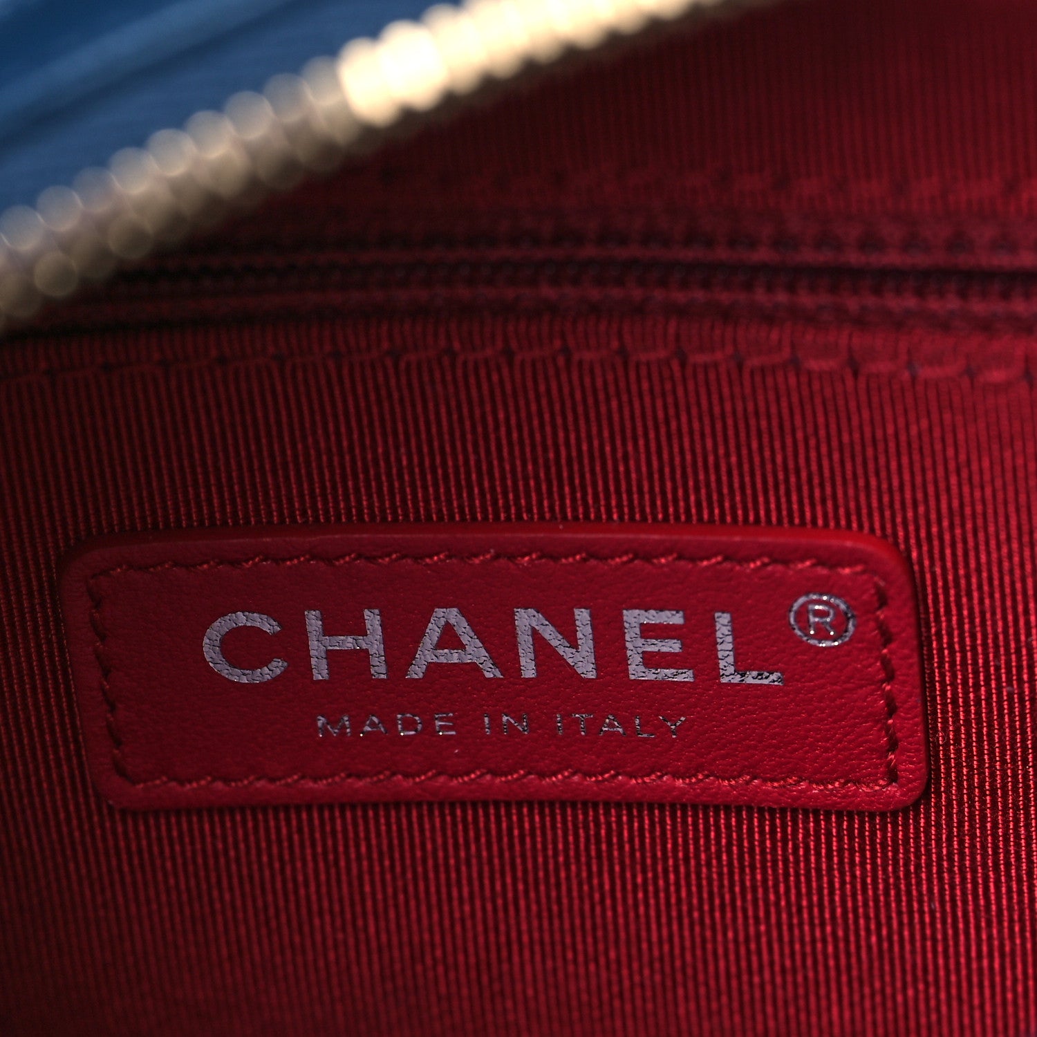 Chanel Aged Calfskin Quilted Small Gabrielle Hobo Navy Black 6 of 11