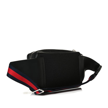 Gucci Soft GG Supreme Monogram Web Belt Bag Black Grey 3 of 12