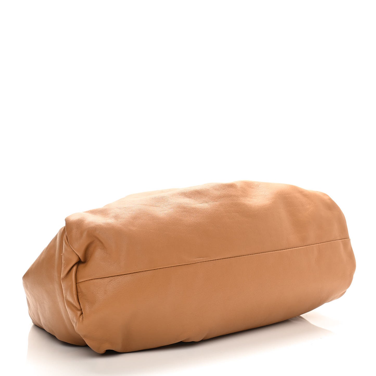 Smooth Butter Calfskin Small The Shoulder Pouch Teak
