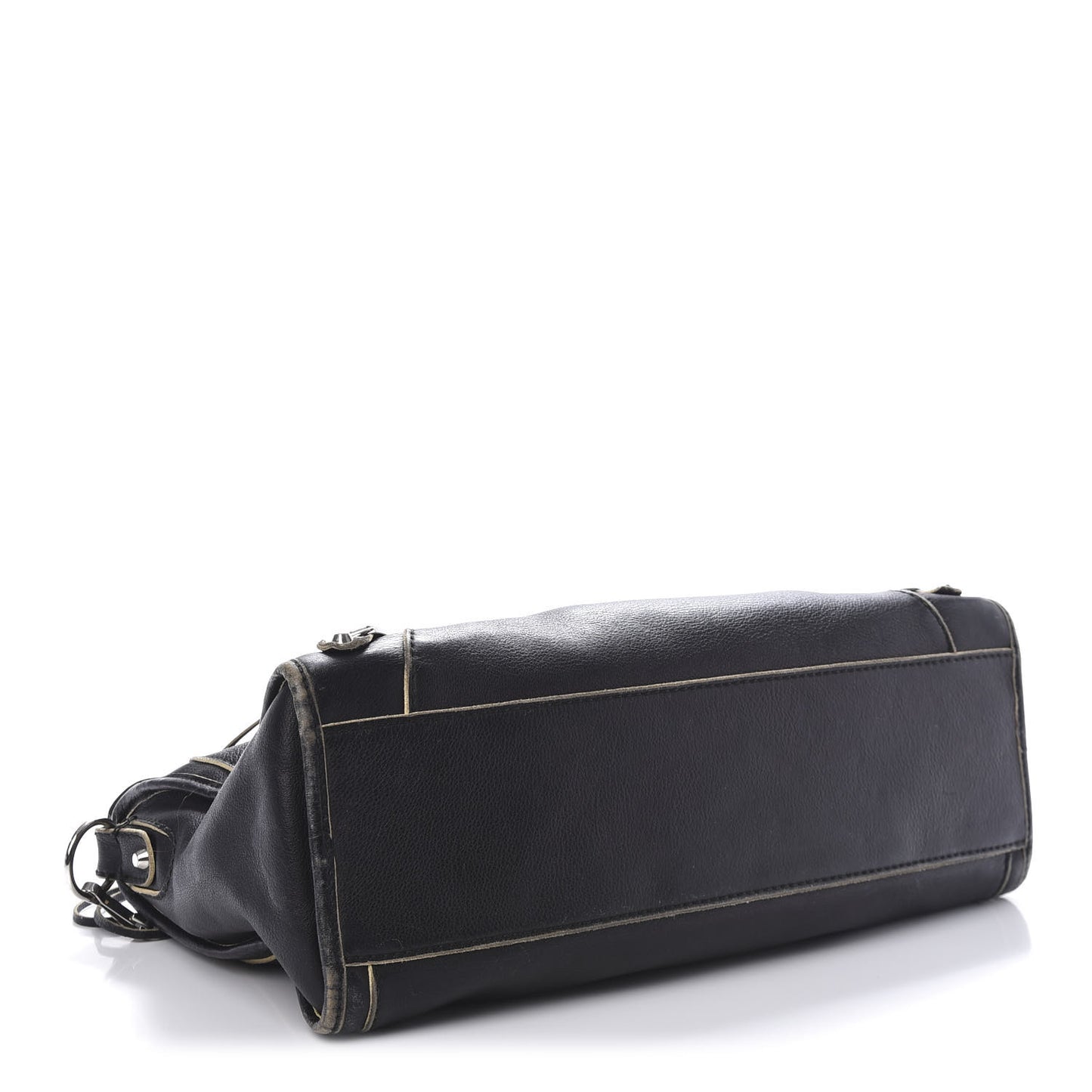 Supple Grained Calfskin Classic Silver Hardware Highlight City Black