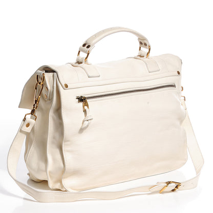 Proenza Schouler Lambskin PS1 Large Satchel Ivory 3 of 15