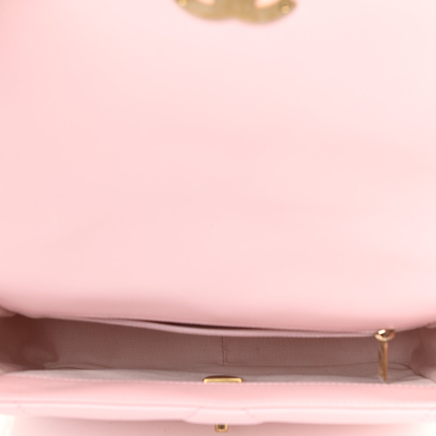 Lambskin Quilted Medium Chanel 19 Flap Light Pink