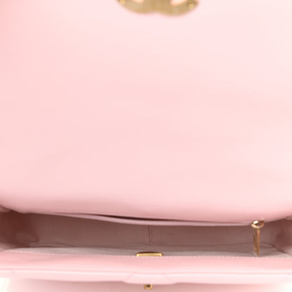 Chanel Lambskin Quilted Medium Chanel 19 Flap Light Pink 5 of 10