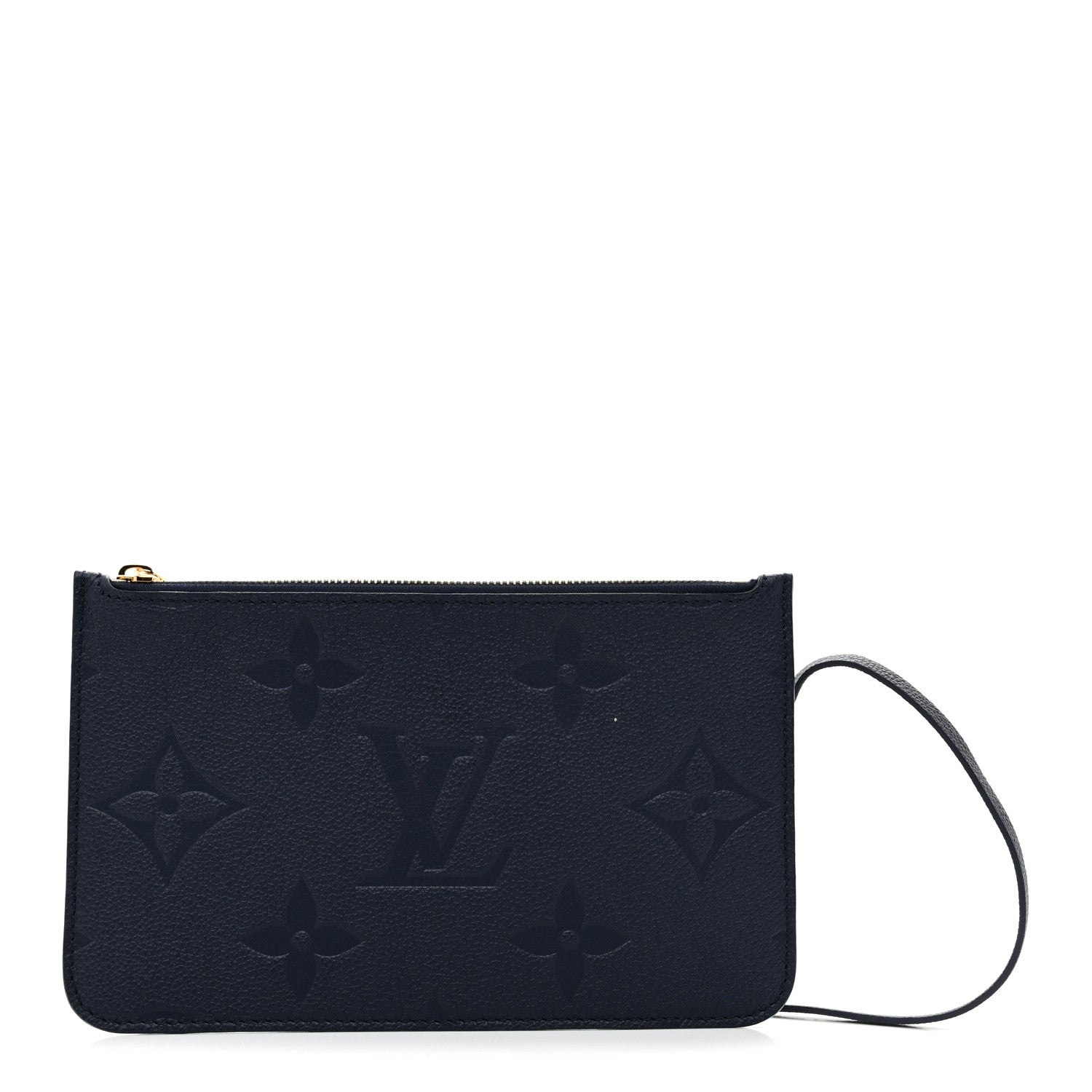 Louis Vuitton Empreinte Monogram Giant Neverfull MM Pochette Navy 1 of 6