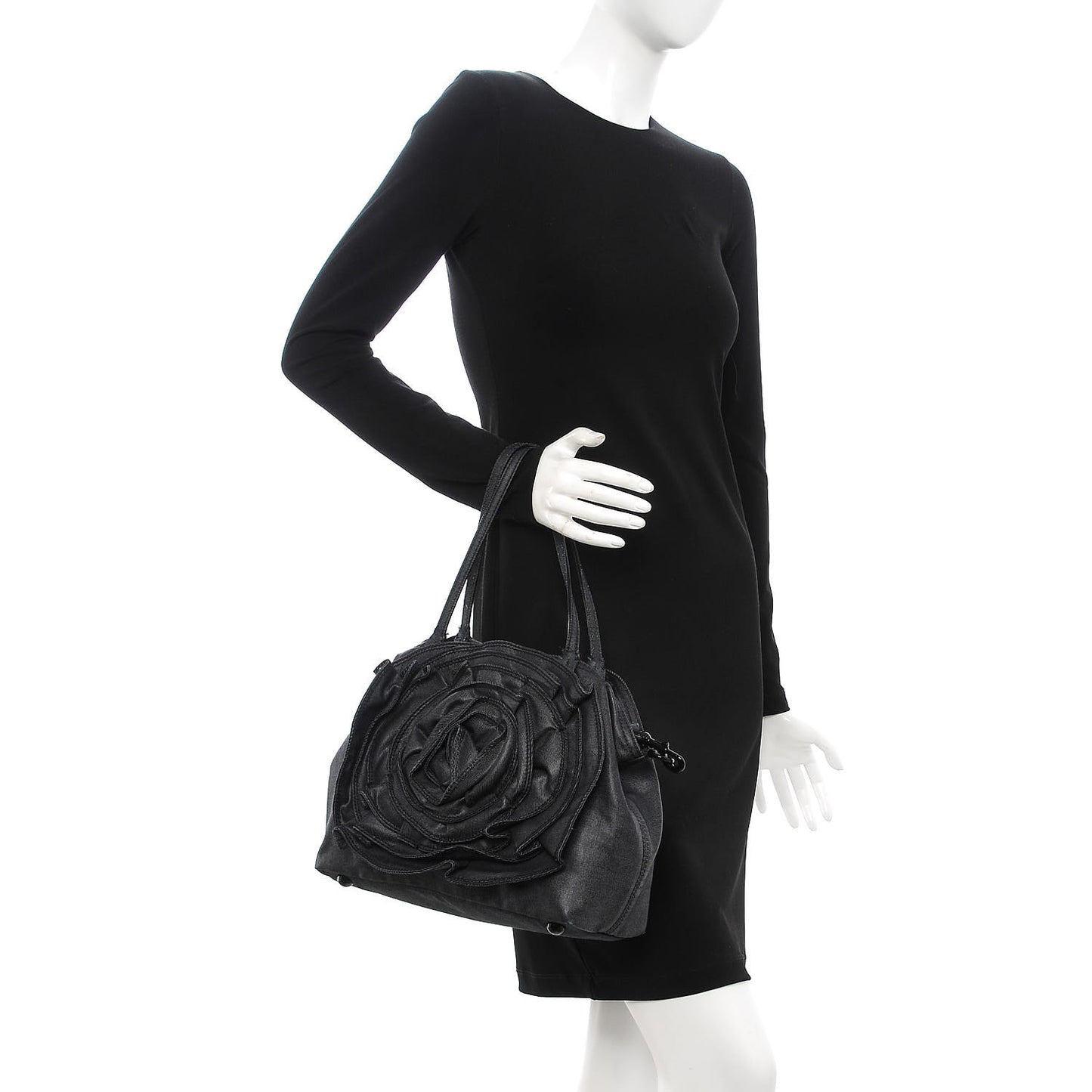 Denim Petale Tote Dark Blue