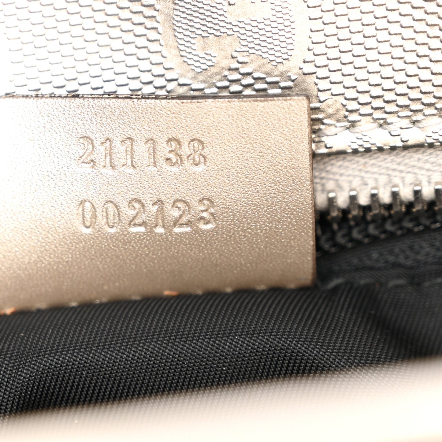 Imprime Monogram Small Joy Tote Silver