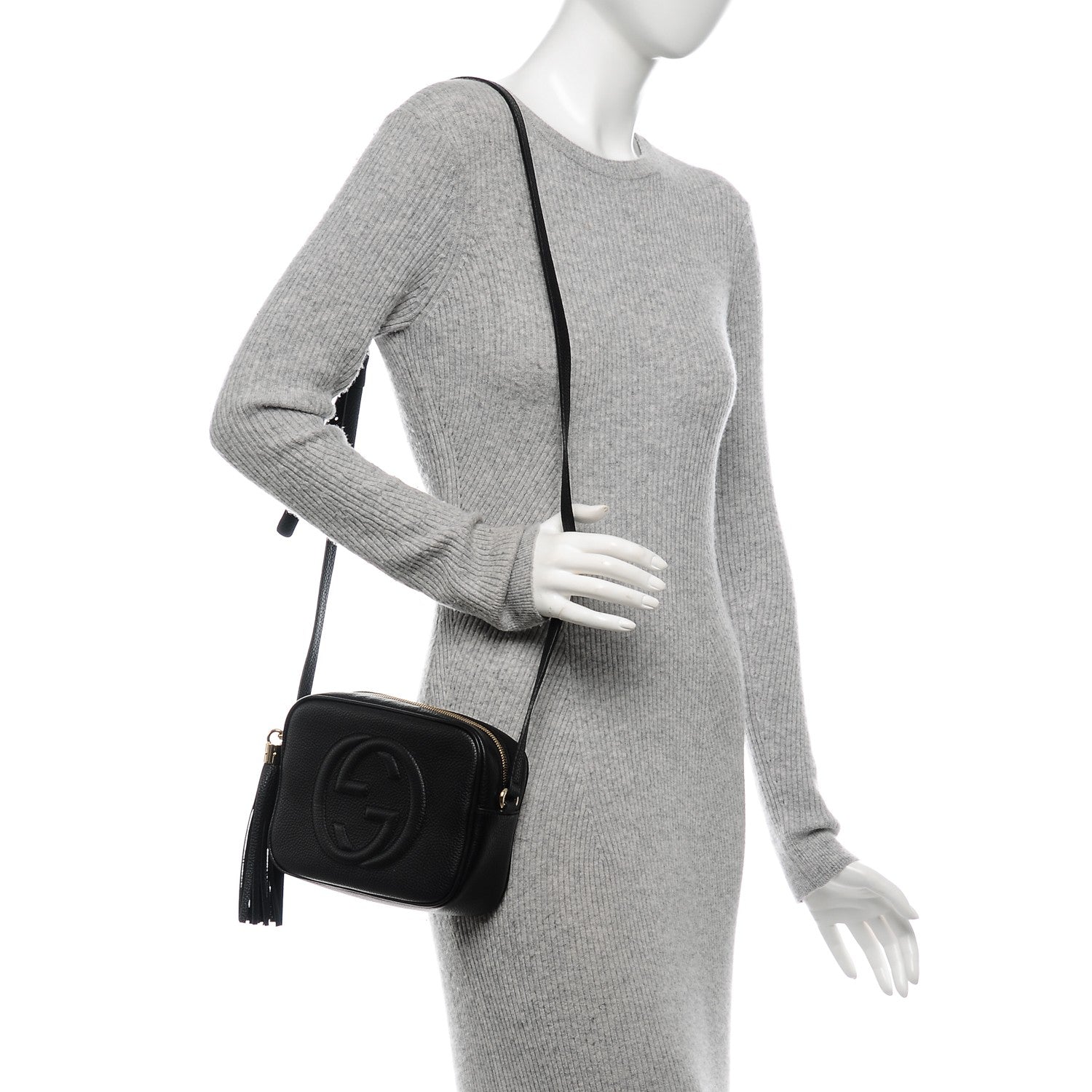 Gucci Pebbled Calfskin Small Soho Disco Bag Black 2 of 6