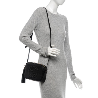 Gucci Pebbled Calfskin Small Soho Disco Bag Black 2 of 6