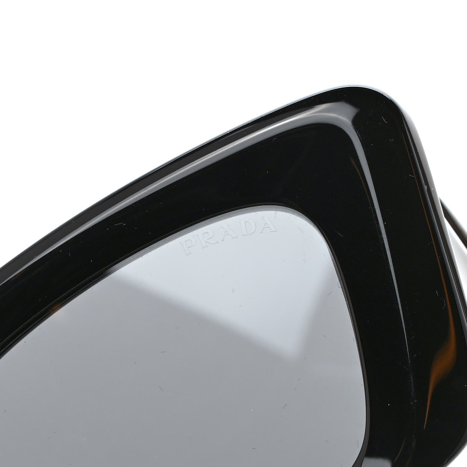 Prada Acetate Symbole Sunglasses SPR 13Z Black 5 of 8