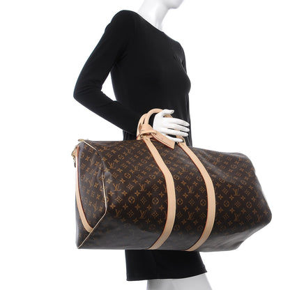 Louis Vuitton Monogram Keepall Bandouliere 55 3 of 9