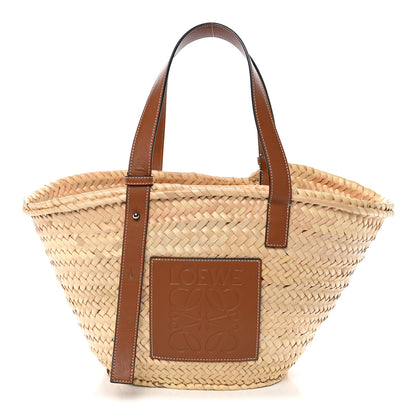Loewe Raffia Basket Tote Bag Natural Tan 1 of 10