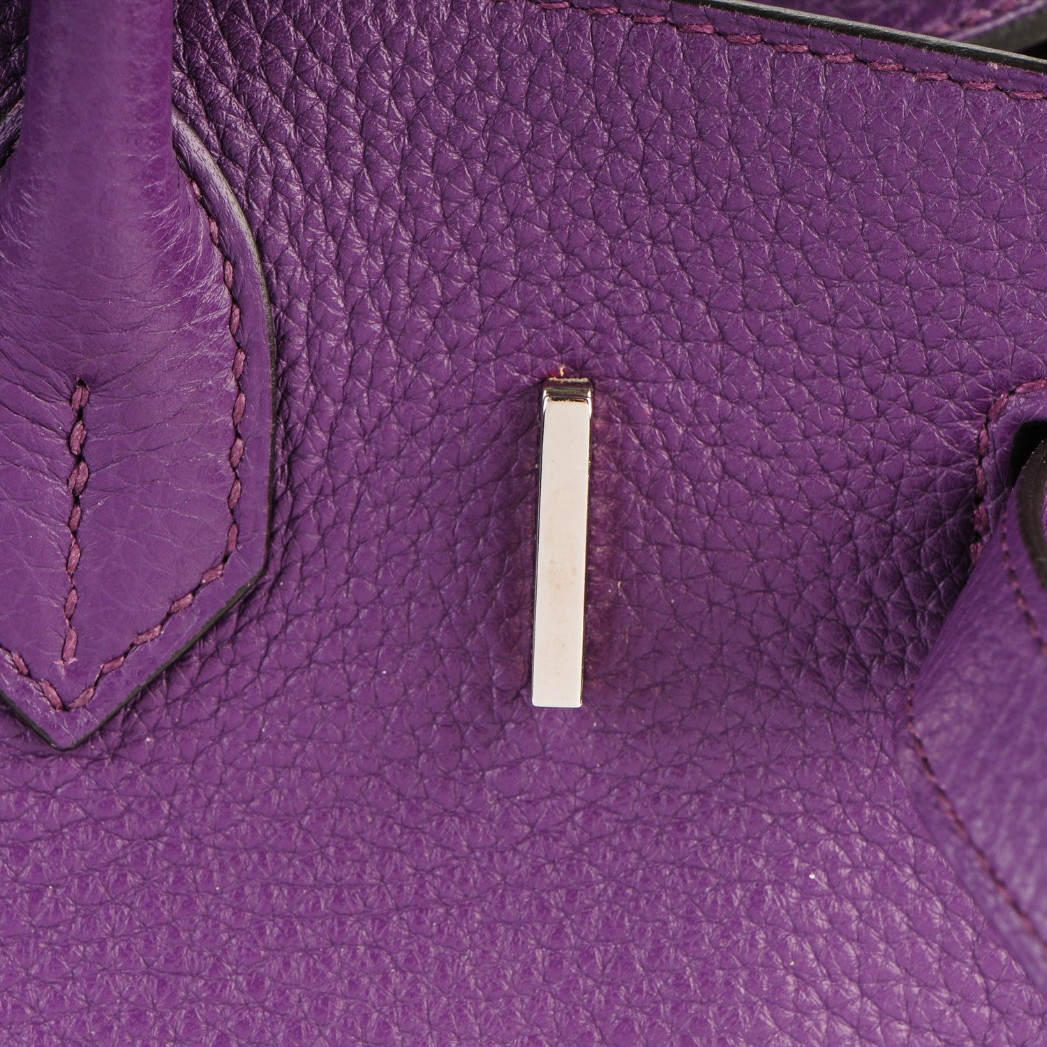 Hermes Taurillon Clemence Birkin 30 Ultraviolet 17 of 27