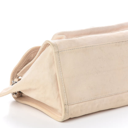 Chanel Calfskin Quilted Flap Shoulder Bag Light Beige 10 of 11