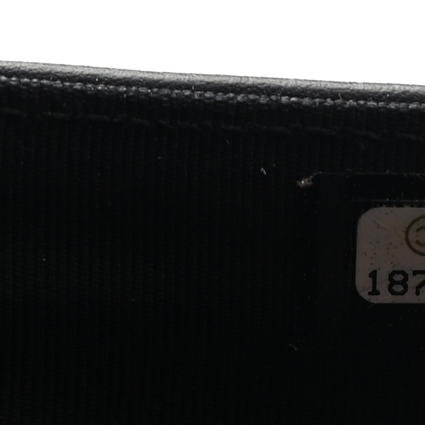 Patent Quilted Large Flap Wallet Black