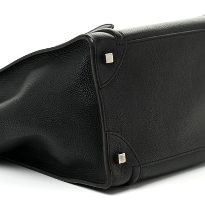 Celine Drummed Calfskin Mini Luggage Black 8 of 13