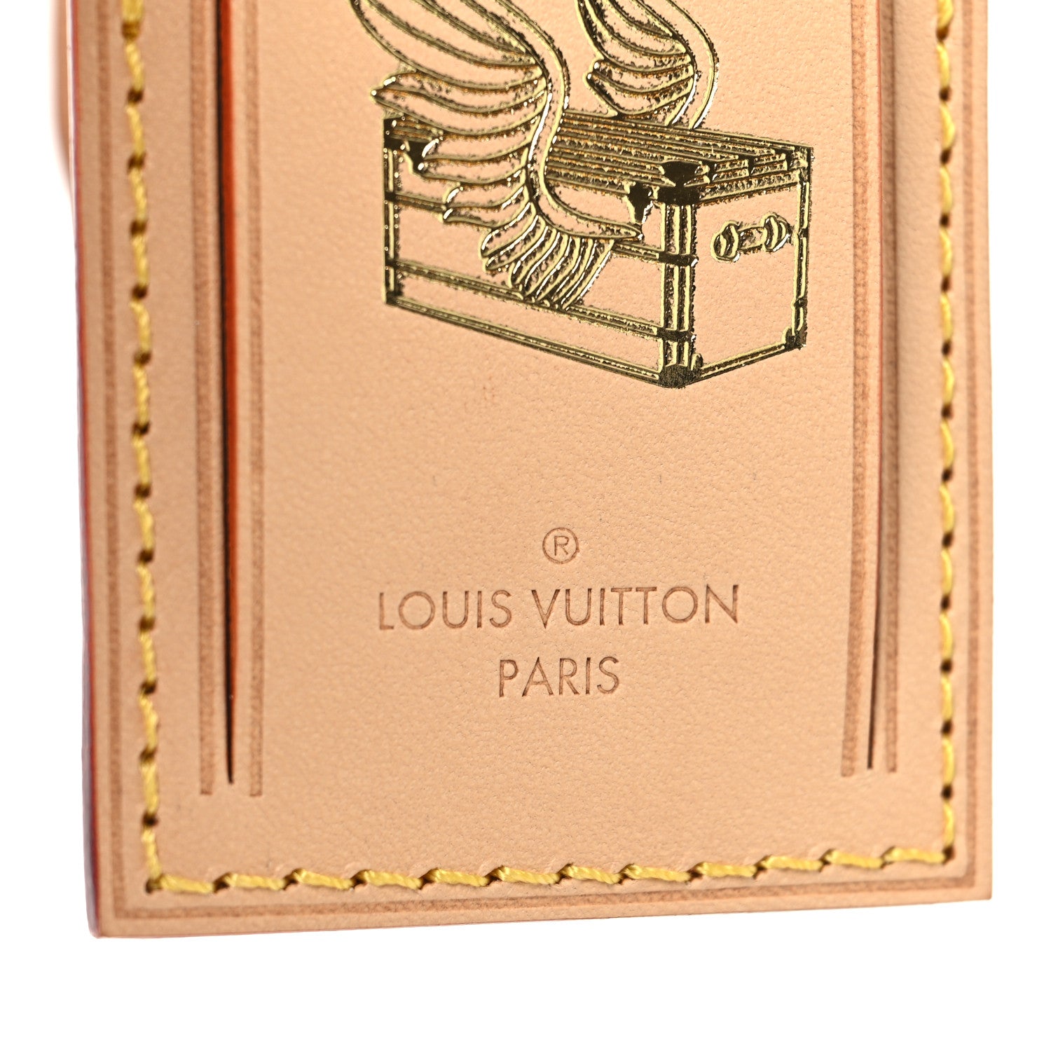 Louis Vuitton Vachetta Luggage Tag 3 of 4