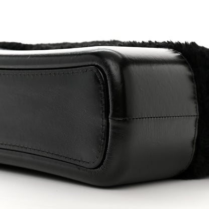 Chanel Shearling Medium Gabrielle Hobo Black 10 of 10