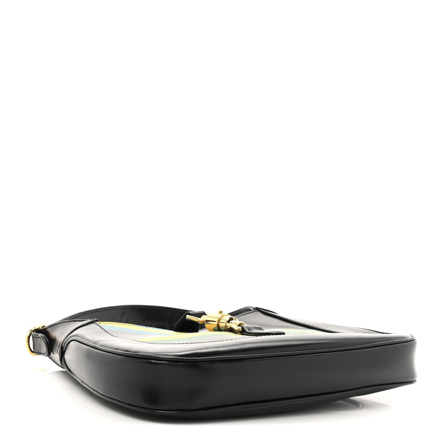 Gucci Boarded Dyana Lux Calfskin Centum Small Jackie 1961 Hobo Black Multicolor 4 of 10