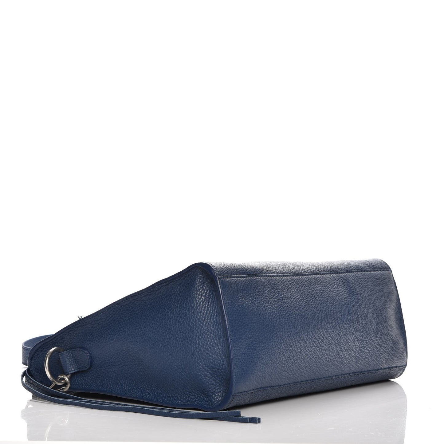Veau Grana Perforated Blackout Hardware City Bleu Tanzanite