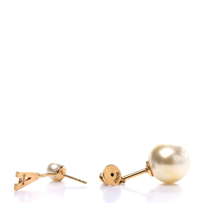 Christian Dior Pearl My ABCDior A Tribale Earring Gold 3 of 4