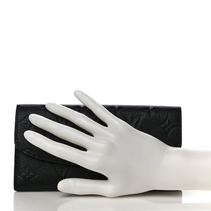Louis Vuitton Empreinte Emilie Wallet Black Dune 2 of 11