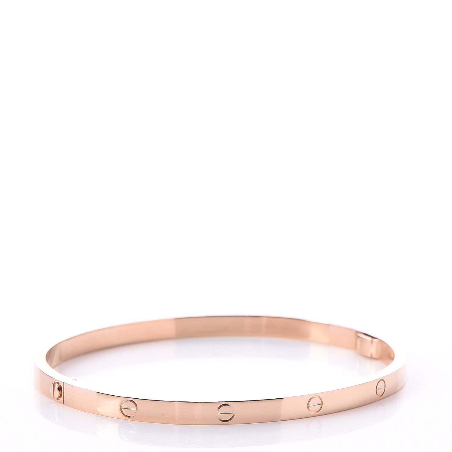 Cartier 18K Pink Gold Small LOVE Bracelet 17 3 of 10