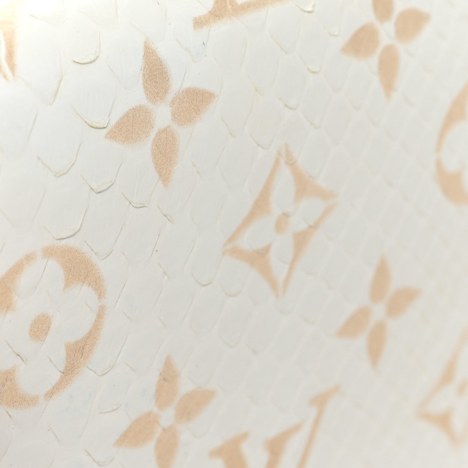 Louis Vuitton Snakeskin Monogram Zippy Padlock Wallet White 7 of 7