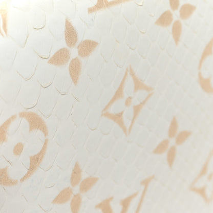 Louis Vuitton Snakeskin Monogram Zippy Padlock Wallet White 7 of 7
