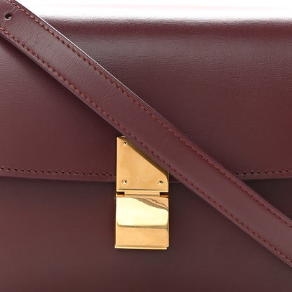 Celine Box Calfskin Teen Classic Box Flap Bag Burgundy 8 of 10
