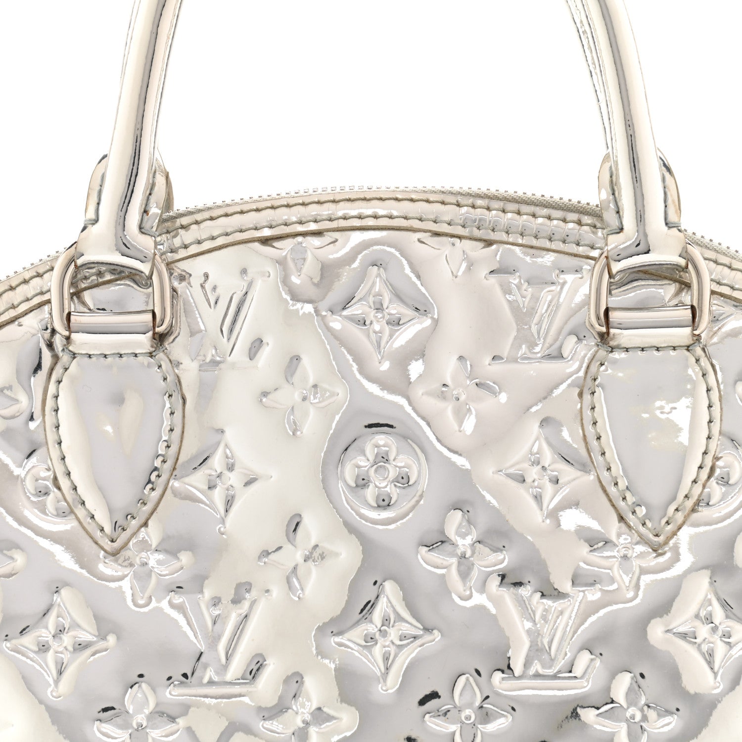 Louis Vuitton Monogram Miroir Lockit Silver 7 of 19