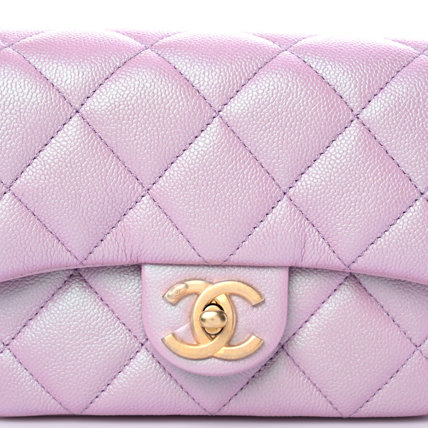 Chanel Iridescent Caviar Quilted Mini My Perfect Flap Pink 10 of 11