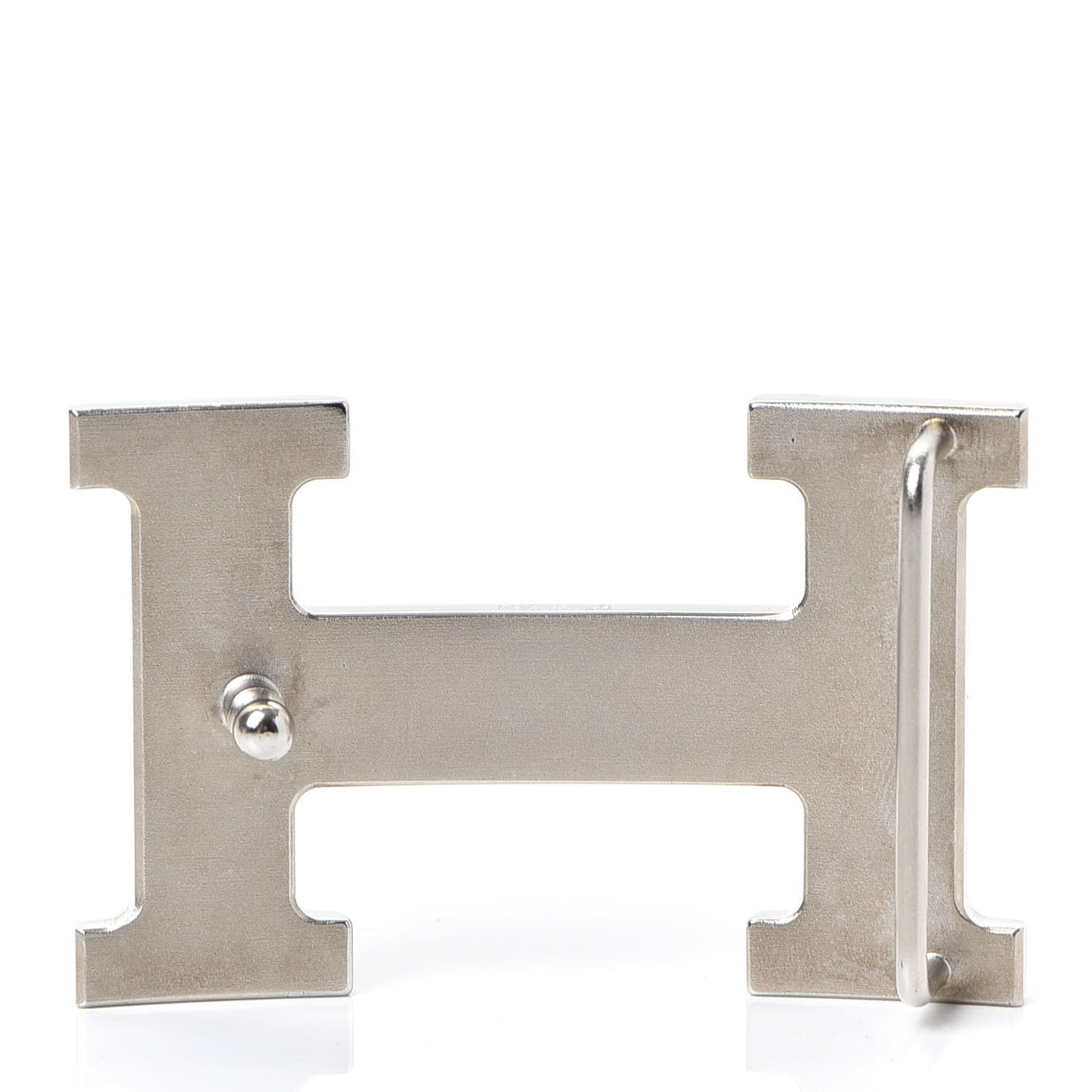 Palladium Martelee 32mm H Belt Buckle Silver