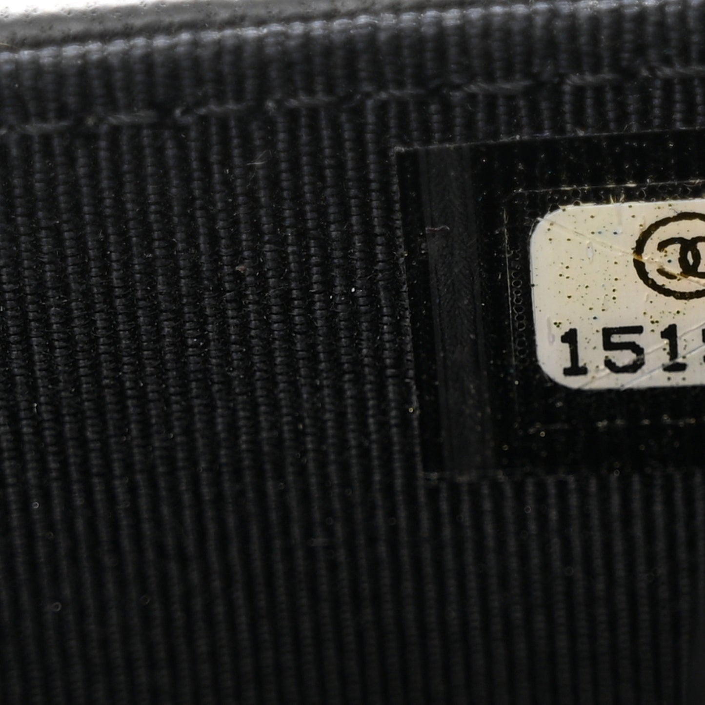 Lambskin Quilted Wallet On Chain WOC Black
