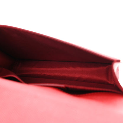 Salvatore Ferragamo Hammered Calfskin Gancini Minibag Red 5 of 9