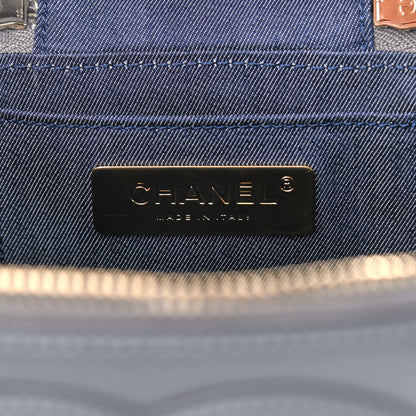 Chanel Lambskin Timeless Vanity Cosmetic Case Grey 6 of 10