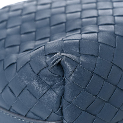 Bottega Veneta Nappa Intrecciato Large Cosmetic Case Blue 9 of 11