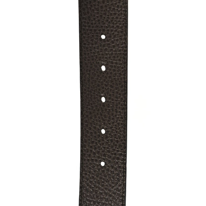 Gucci Dollar Calfskin Double G Reversible 37mm Belt 100 40 Black New Acero 6 of 7