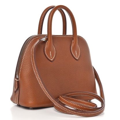 Hermes Barenia Faubourg Mini 1923 Bolide Fauve 3 of 10
