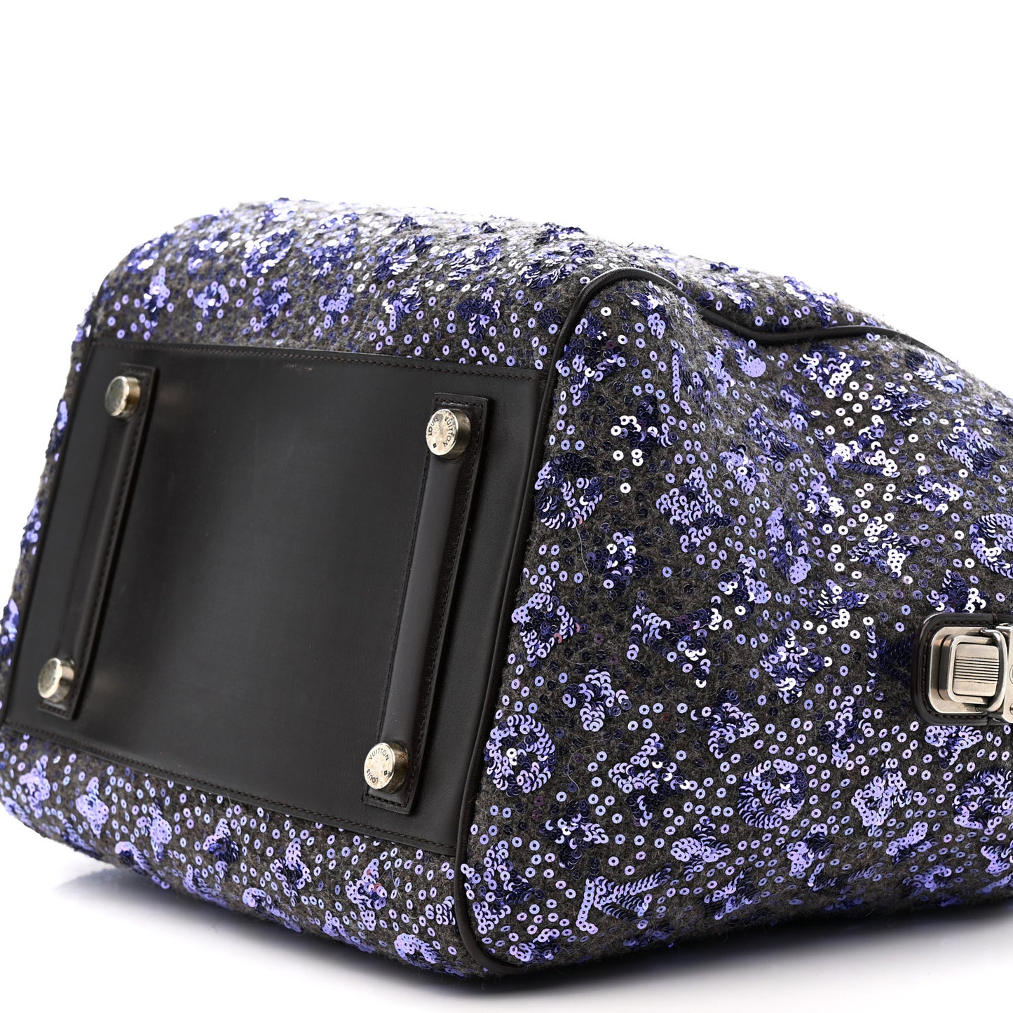 Sequin Monogram Sunshine Express North South Purple
