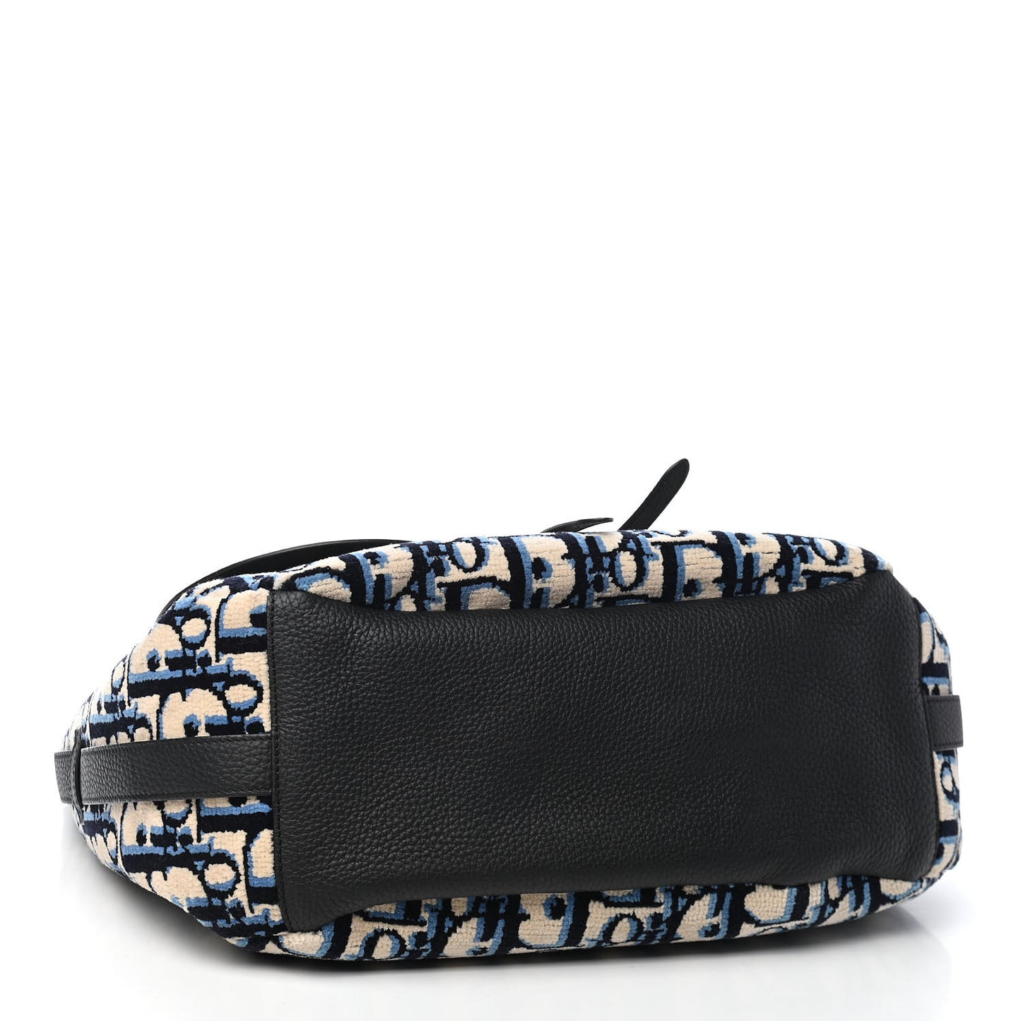 Oblique Saddle Soft Bag Bleu Marine
