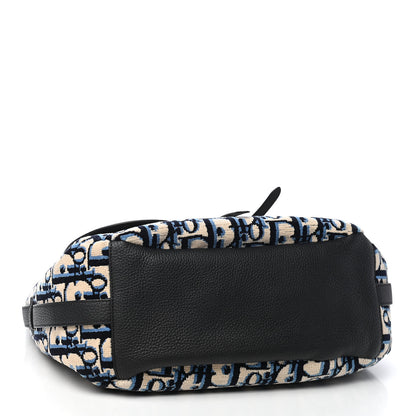 Christian Dior Oblique Saddle Soft Bag Bleu Marine 4 of 9